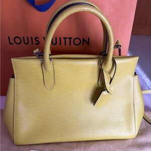 Louis Vuitton Marly Mustard Yellow Satchel